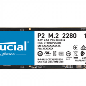 Crucial P2 1TB 3D NAND NVMe PCIe  – CT1000P2SSD8 FOR LAPTOP & PC - image 2