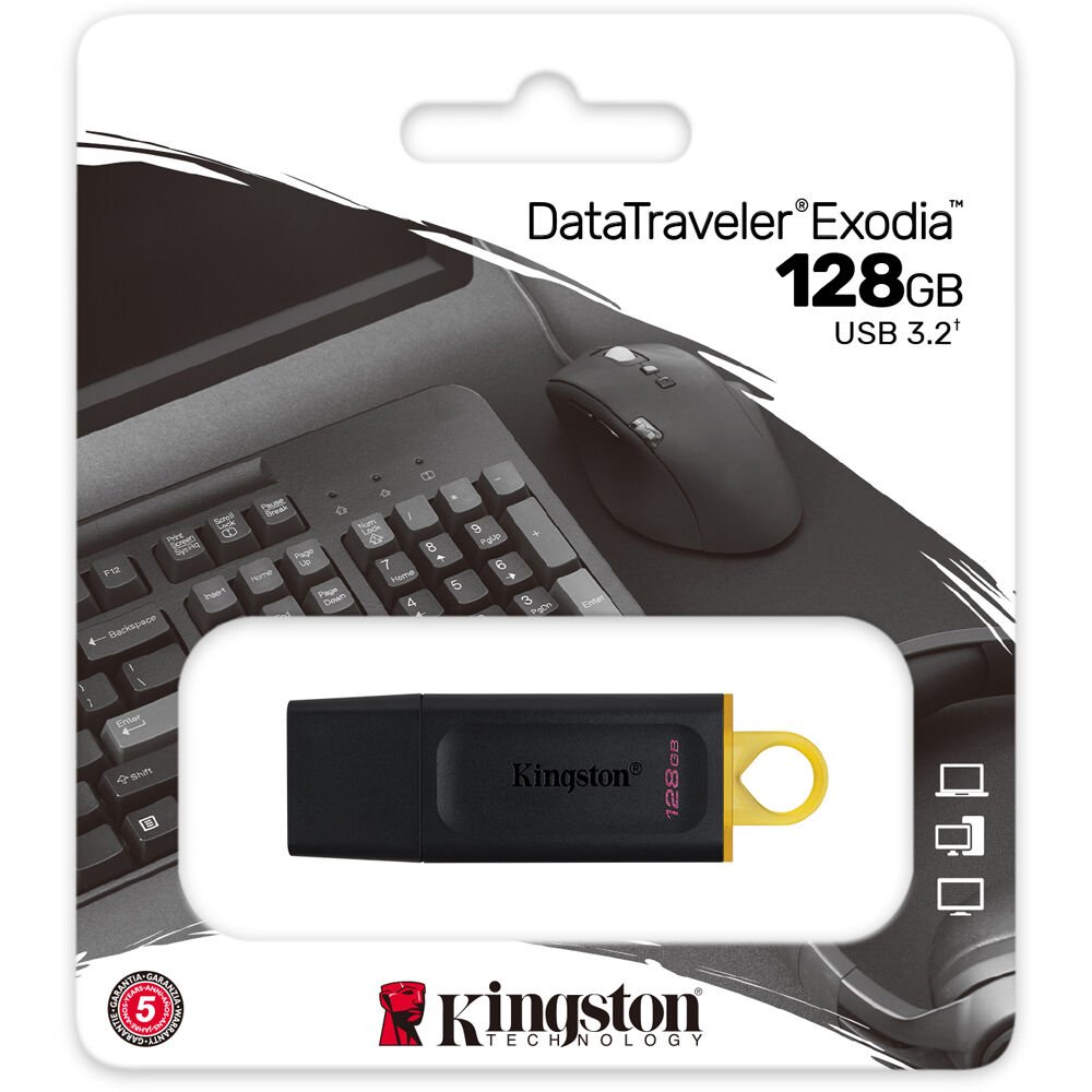 Kingston DT Exodia 3.2 USB Flash Drive DTX-128GB, 1 Years Warranty - Image 2