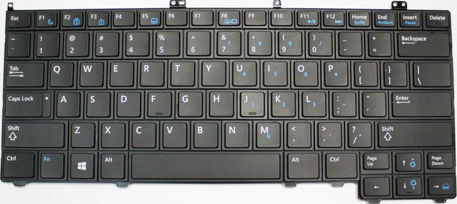 Laptop Keyboard for Dell Latitude E5440 E5450 Black US Layout, 3KK86 03KK86 PK130WQ4B00 PK130WQ3B00 MP-13B73USJ698 SG-60720 SN7223BL - Image 4