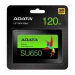 ADATA Ultimate SU650 2.5″ 120GB SATA III 3D NAND Internal Solid State Drive (SSD)