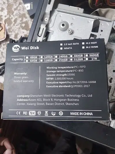 WEI DISK 128 GB SSD 2.5 INCH SATA III 6GB/s Solid State Drive ssd hard drive for Laptop Desktop PC - Image 2