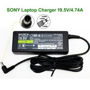 SONY Laptop Charger 19.5V/4.74A For VAIO PCG VGP VGN Series RBANDED USED - image 2