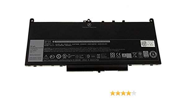 J60J5 Laptop Battery For Dell Latitude E7270 E7470 E7260 7270 7470 J6OJ5 R1V85 MC34Y 242WD 7.6V 55Wh 7080mAh