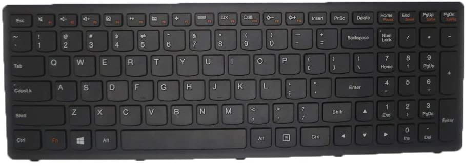 Laptop Keyboard for Lenovo G500 G510 G505 G700 G710 English US 25210891 MP-12P83US-6861 Black - Image 2