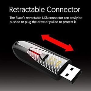 Silicon Power Blaze B25 64GB USB 3.2 GEN 1/ Flash Drive High Performance Black - image 2