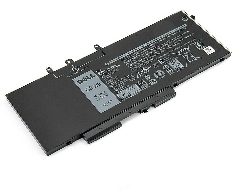 GJKNX LAPTOP BATTERY DELL Latitude 5280 5480 5580 5290 5490 5590 Precision 15 3520 M3520 M3530 93FTF D4CMT 11.4V 68WH