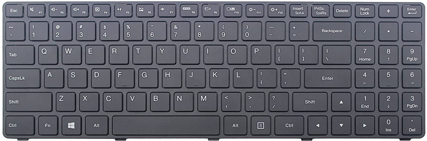 Lenovo Ideapad 100-15 100-15IBY 100-15IBD 300-15 B50-10 B50-50 SN20J78609 6385H-US black Laptop Keyboard English - Image 3