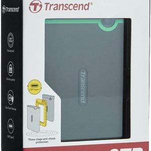 Transcend 2TB USB 3.1 Gen 1 StoreJet 25M3G SJ25M3G Rugged External Hard Drive TS2TSJ25M3G, Military Green - image 4