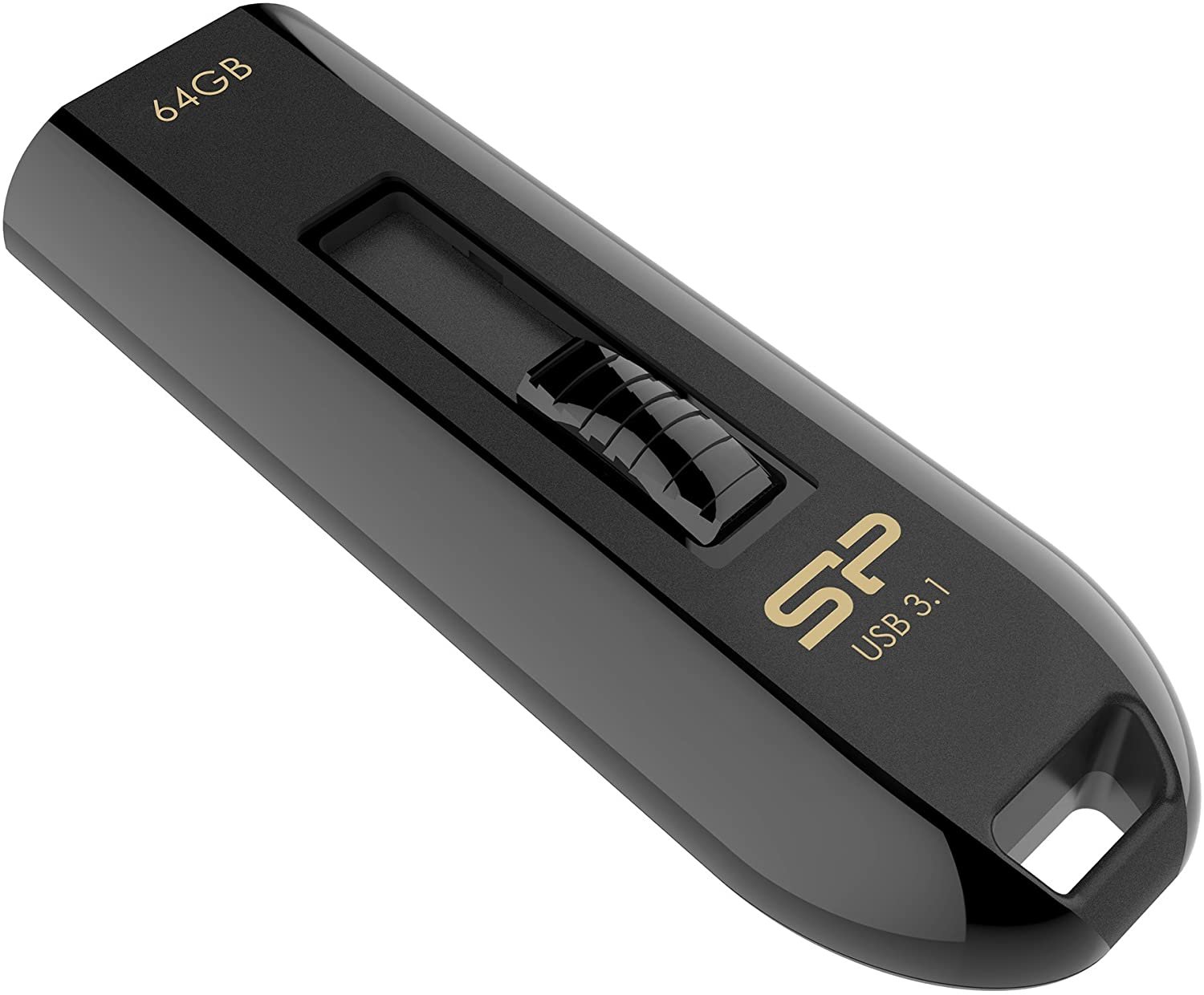 Silicon Power 64GB Flash Drive Blaze B21 USB 3.1 High Performance Black (SP064GBUF3B21V1K) - Image 2