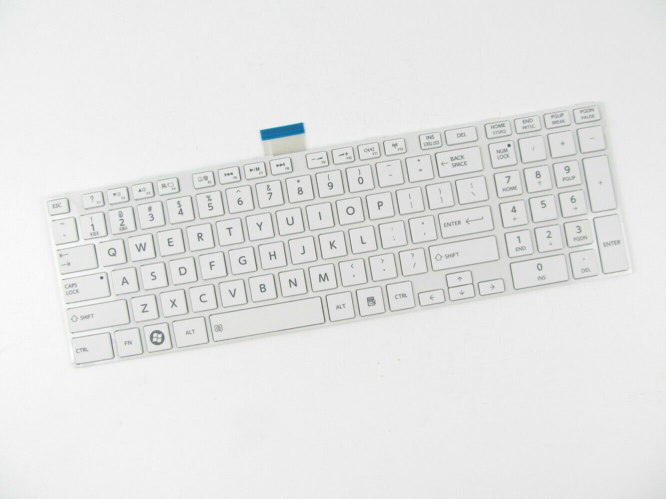 Laptop Keyboard for Toshiba Satellite C850 C855 C855D MP-11B93US-9305 English US White - Image 4