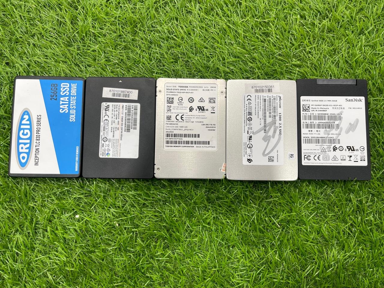 256GB SSD BRANDED USED