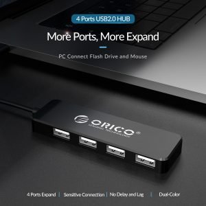 ORICO Mini USB HUB Multi 4 Port High Speed 2.0 HUB fl02 - image 4