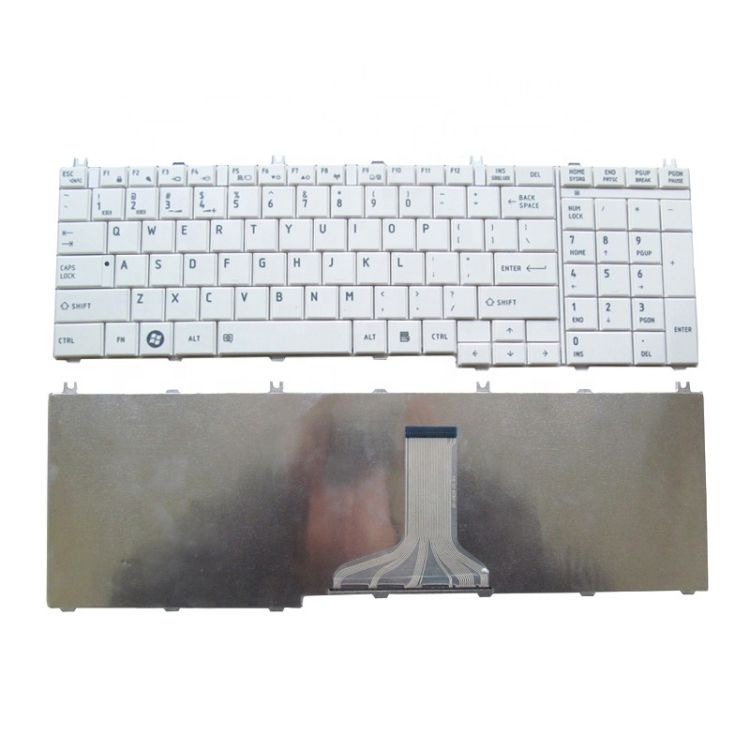 Keyboard For TOSHIBA Satellite C650 C660 L650 L670 L675 L675D WHITE New Laptop Keyboards - Image 3