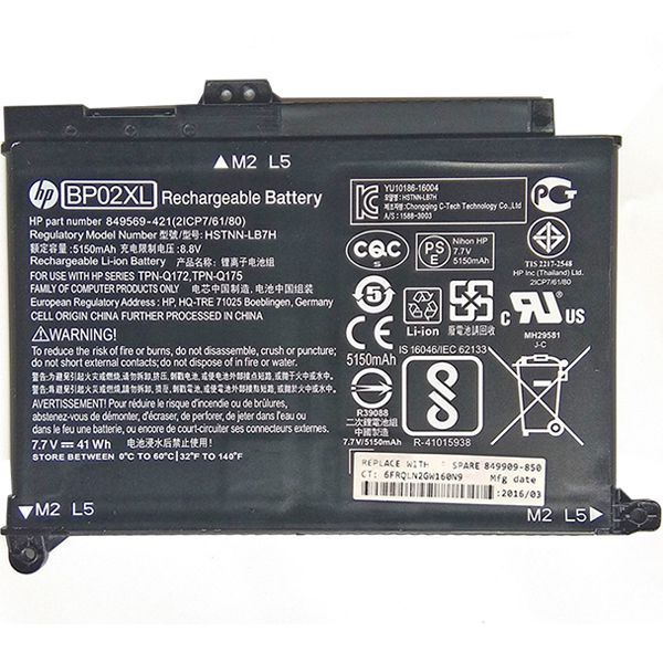 ORIGINAL BP02XL Battery FOR HP Pavilion 15-AU 15-AW, BP02XL