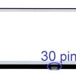 15.6" 30PIN Slim Laptop Screen LED Display 768P