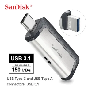 SanDisk Type-C USB 3.1 Dual interface OTG Pen Drive 256GB Ultra Dual Drive USB 3.1 Type-C up to 150M/s - image 4