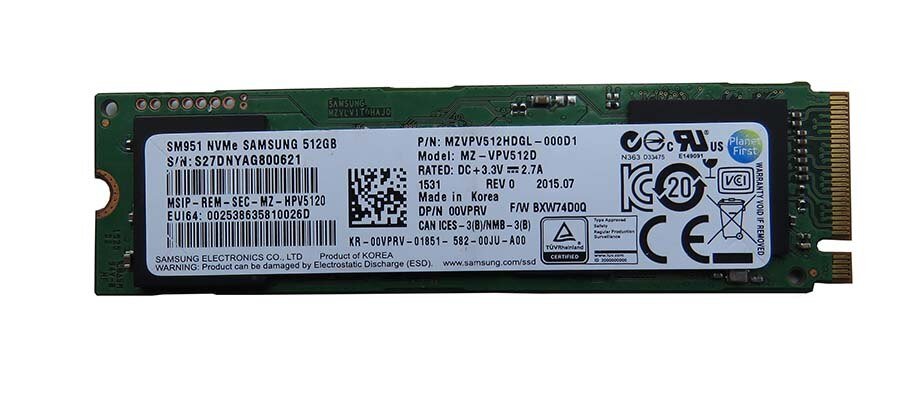 BRANDED NVME 512GB NGFF PCIe NVMe Gen3x4 Solid State SSD USED PULLED MIX BRAND