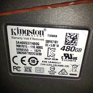 BRANDED SSD 480gb KINGSTON A400 SATA SSD 2.5″ USED BRANDED MIX MODELS - image 5