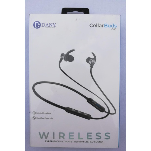 Hand free Wireless neckband collar Buds C-40