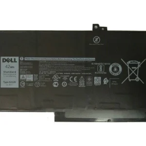 Laptop Battery for Dell Latitude 7480 / 7380 / 7280 DJ1J0 3-Cell 42Wh Laptop Battery - image 3