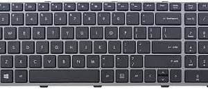 Laptop Keyboard with Frame for HP ProBook 4540s 4540 4545s Series Compatible with Part Number 702237-001 683491-001 701485-001 Grey Frame US Layout - image 3