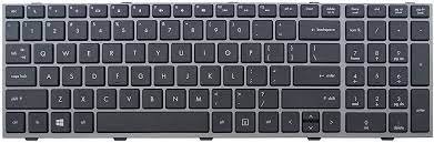 Laptop Keyboard with Frame for HP ProBook 4540s 4540 4545s Series Compatible with Part Number 702237-001 683491-001 701485-001 Grey Frame US Layout - Image 3