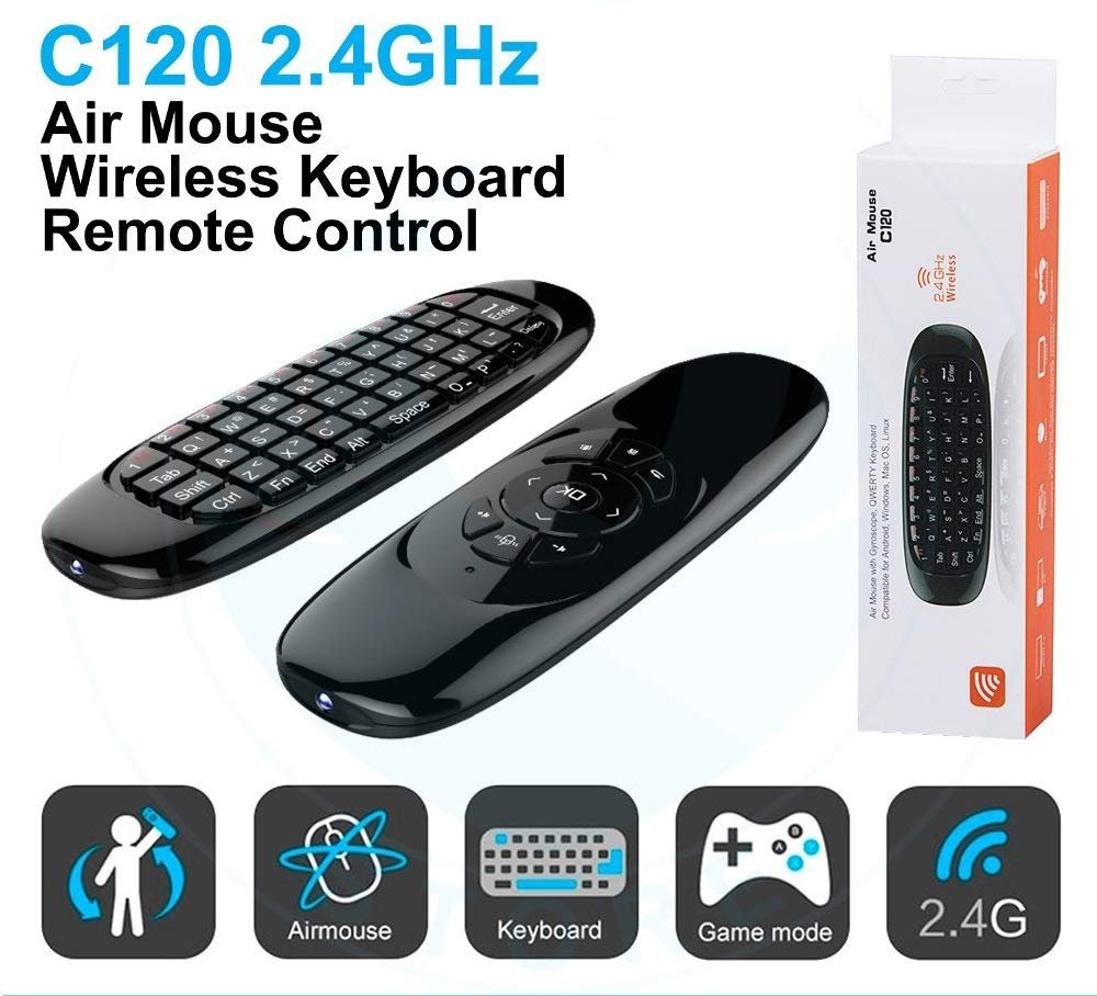 Air Mouse C120 2.4G Mini Keyboard for Android Smart TV Box Windows macOS
