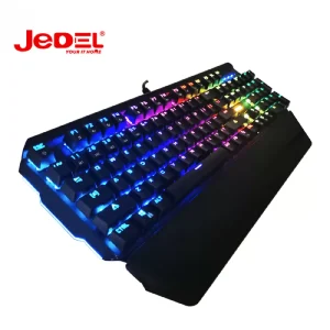 JEDEL KL90 Gaming Mechanical RGB Backlight Wired Keyboard - image 2