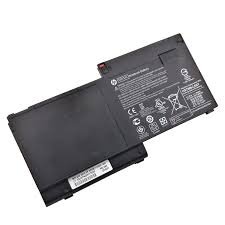 Original HP SB03XL internal rechargeable laptop battery, 11.25V 46Wh Li-ion Polymer, slim black design with multi-pin connection interface, compatible with HP EliteBook 820 G1 and G2 series.