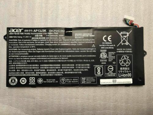 Original AP13J3K Laptop Battery for Acer Chromebook C720 C720P C740 AP13J4K ZU12029-13020