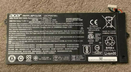Original AP13J3K Laptop Battery for Acer Chromebook C720 C720P C740 AP13J4K ZU12029-13020 - Image 4