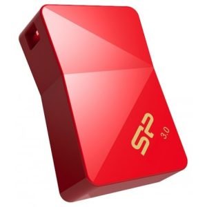 SILIKON POWER JEWEL J08 64 GB USB 3.0 Mini Flash Drive, RED (SP064GBUF3J08V1K) - image 3