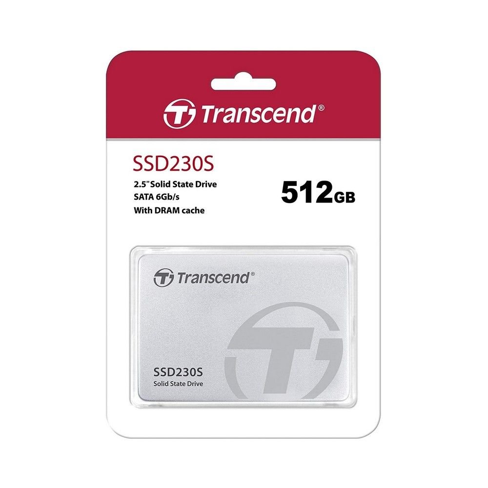 Transcend 512GB SATA III 6Gb/s SSD230S 2.5” Solid State Drive TS512GSSD230S,Silver