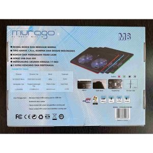 Murago M8 2-Fan Laptop Cooling Pad Price in Faisalabad | I.T. STORE - image 2