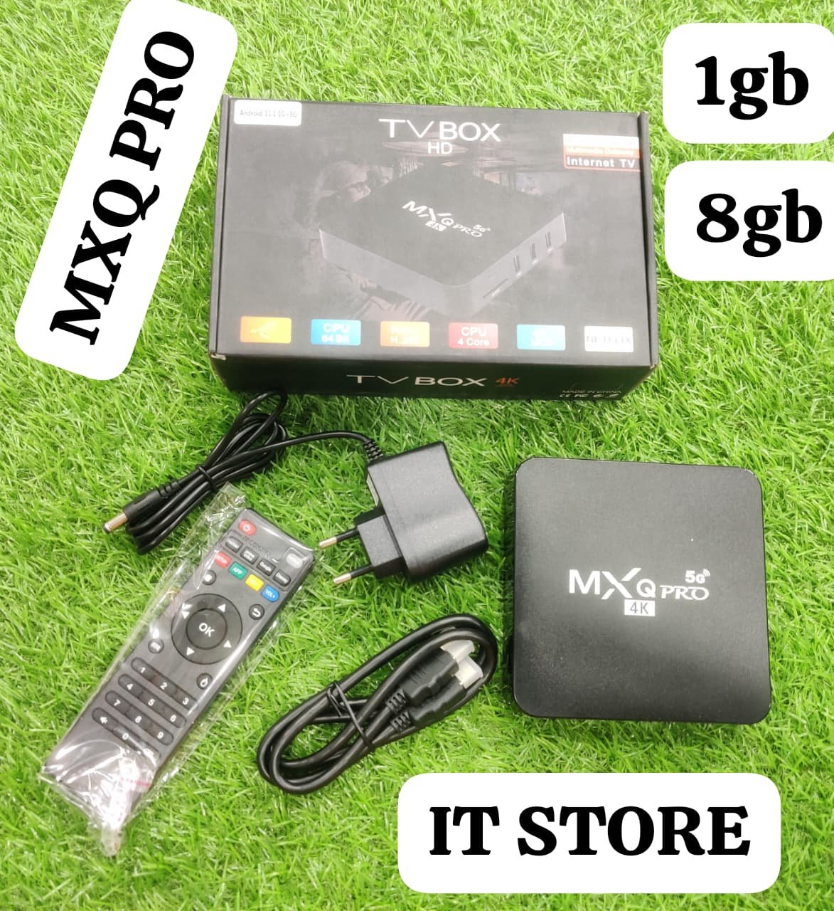 MXQ Pro 4K Android TV Box 1GB/8GB Smart Media Player | I.T. STORE