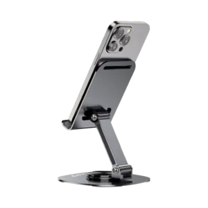 BLUK’S BX-320 Metal Desktop Phone Stand – 360° Rotation Steel Body | IT Store - image 3