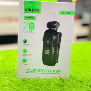 BLUK’S BX-601 Clipster-Air Bluetooth Headset – 20 Hours Talk Time | IT Store Pakistan - image 2