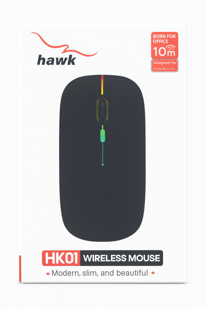 Hawk Computer Mouse Hawk HK01 Bluetooth Dual-Mode Rechargeable RGB Silent Mouse | I.T Store ...