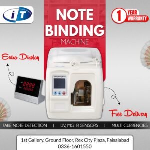 CURRENCY NOTE BINDING MECHINE