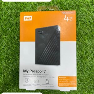 Original WD My Passport 4TB Portable HDD Box Front View - I.T. STORE