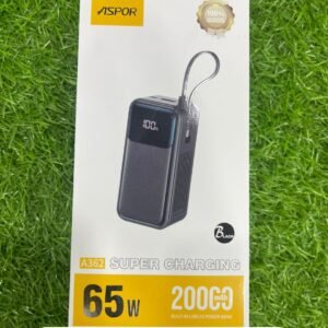 Aspor A362 20000mAh 65W Laptop Power Bank I.T. STORE Faisalabad
