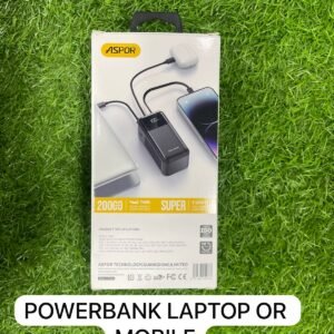 🔋 Aspor A362 20000mAh 65W Power Bank for Laptop & Mobile – Fast Charging Price in Pakistan | Faisalabad - image 2