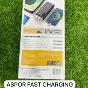 🔋 A336 20000mAh 20W Fast Charging Power Bank | High Capacity Portable Charger - image 2