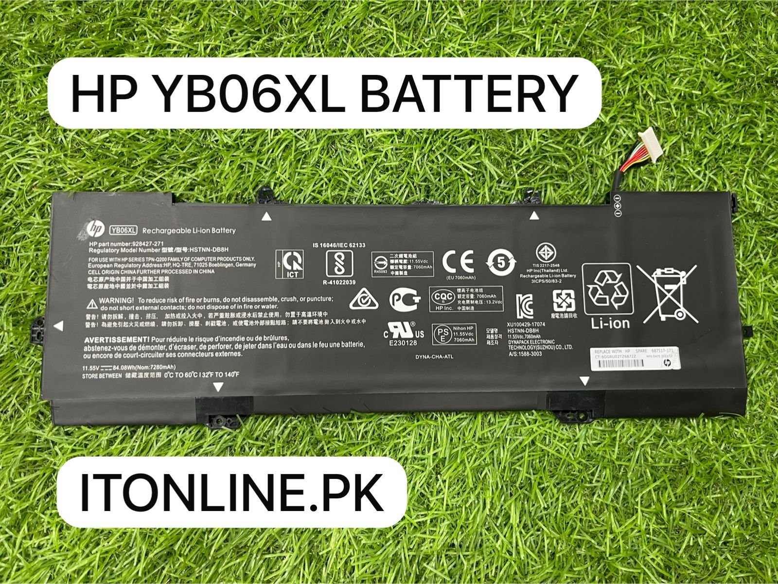 HP YB06XL Battery Replacement HSTNN-DB8H 928427-271 Rex City I.T. STORE