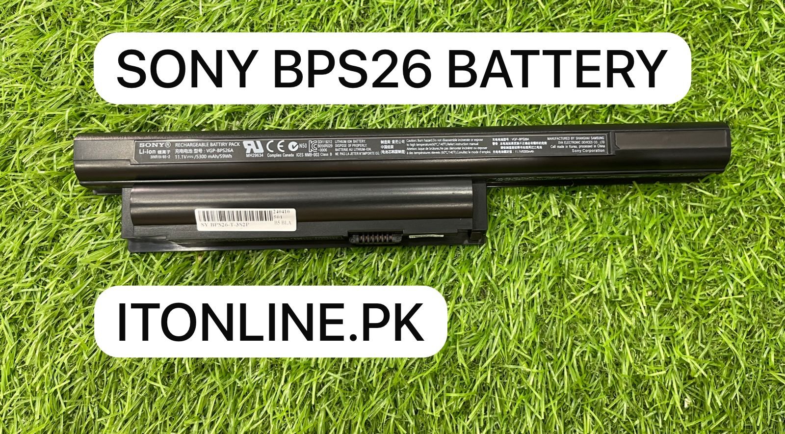 Sony BPS26 11.1V 5300mAh 59Wh Laptop Battery Rex City I.T. STORE