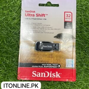 🚀 SanDisk Ultra Shift 32GB USB 3.2 Flash Drive Price in Pakistan | I.T. STORE 🏎️