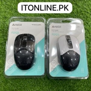 Original A4Tech FG12S Wireless Mouse Black and White Color Faisalabad