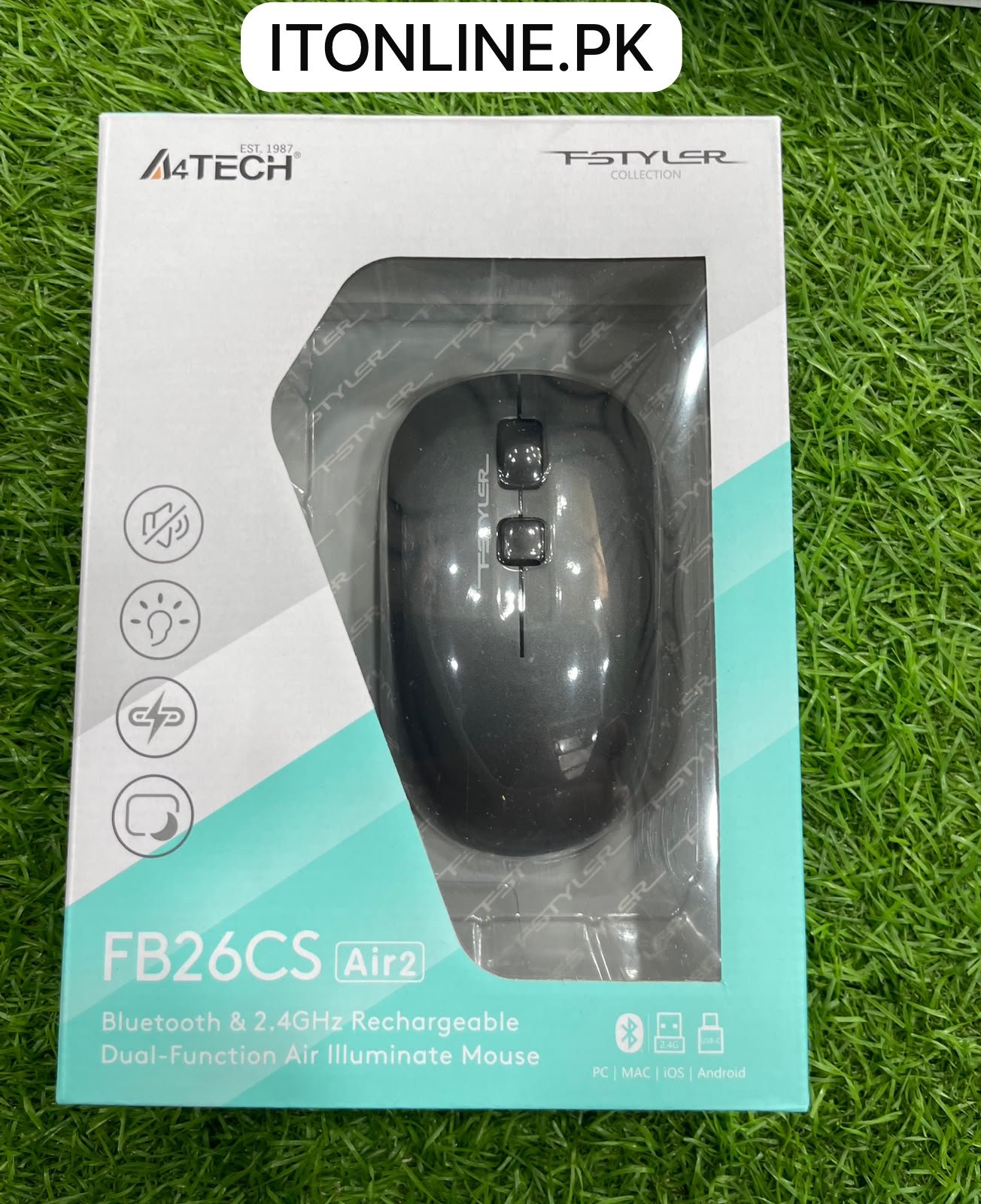 Original A4Tech FB26CS Air Mouse Bluetooth 2.4G Wireless Faisalabad