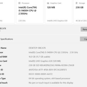 💻 Dell Precision 5540 Core i5 9th Gen 16GB 256GB SSD - image 4