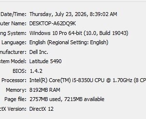 💻 Dell Latitude 5490 Core i5 8th Gen 8GB 256GB SSD - image 5